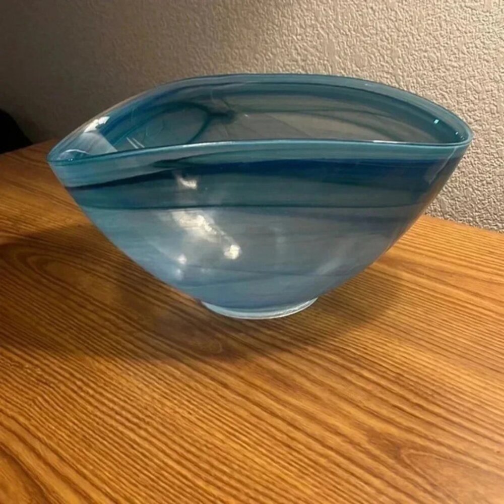 Beautiful Decorative  Blue Bowl